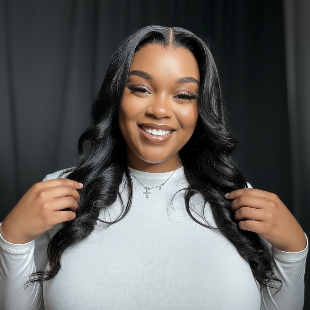 Déclinaison tête inclinée