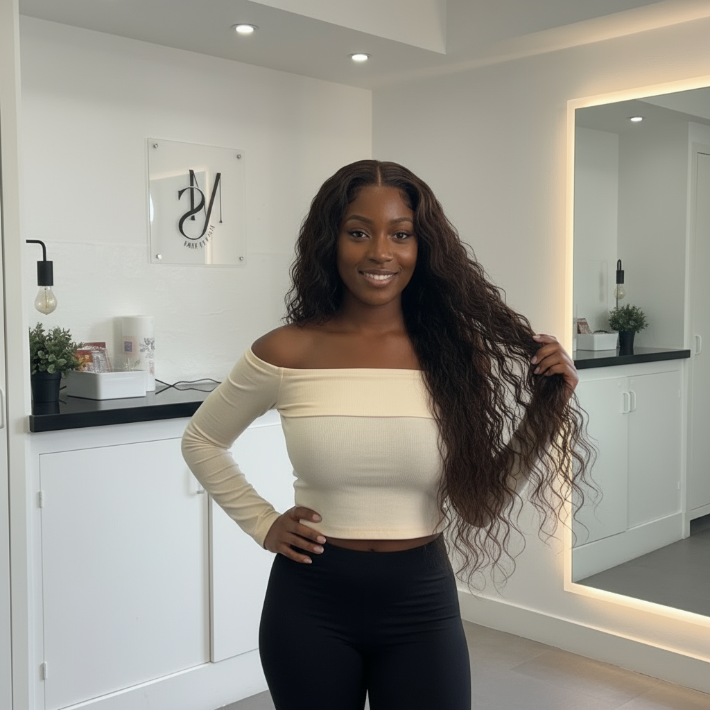 Pose main sur la hanche